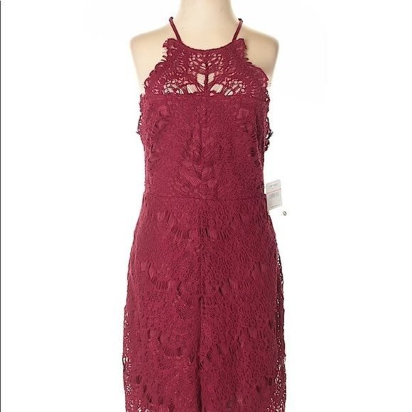 Intimately Free People Womens Red Lace dress size xs | e2‎ - Picture 1 of 9